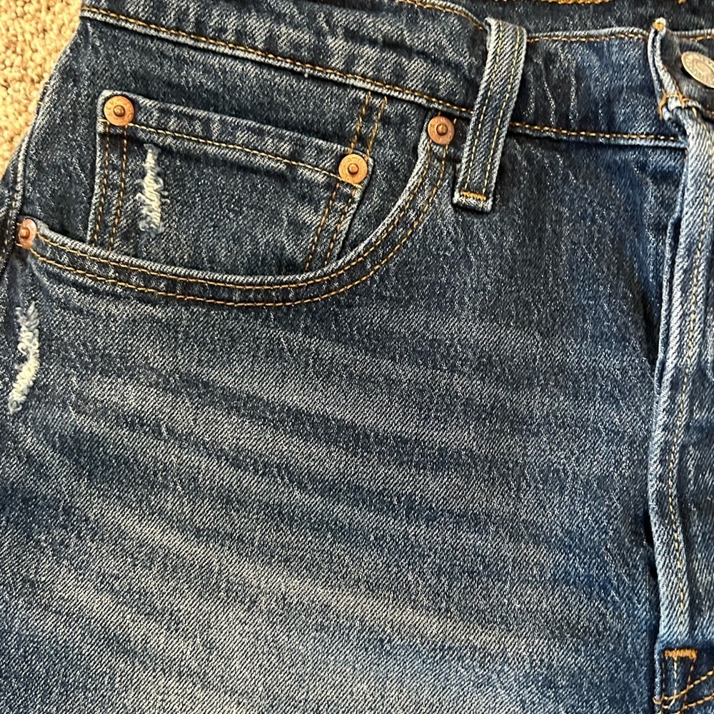 Levi’s 501 original button fly Jean cut off shorts. Classic American - Picture 3 of 11